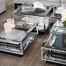 Explore 17 listings for very low coffee table at best prices. Fabulous Home Multi Level Coffee Table Tortona Comprising Two High And Two Low Tables That Are Accented By A Sleek Polished Stainless Steel Frame Each Of These Square Furniture Pieces