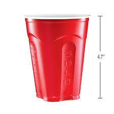 Daily prize winners will receive a numbered red cup to be in a drawing for a bonus prize to take place on or about august 29, 2019. Solo Red Party Plastic Cups 18 Oz 50 Count Walmart Com Walmart Com