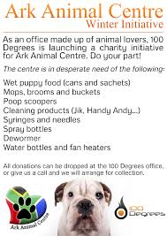 This Winter 100 Degrees Is Hosting An Initiative In Order To Raise Awareness For Homeless Animals And Collect The Necessary Shelter Charity Charity Puppy Food