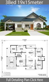 Home Design Plan 19x15m With 3 Bedrooms Home Ideas Beautiful House Plans House Plan Gallery Affordable House Plans