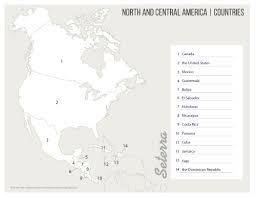 Key For Printable South America Countries Quiz Pdf North America Map South America Map Central America Map