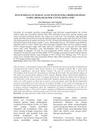 We did not find results for: Pdf Pengembangan Bahan Ajar Matematika Berbasis Buku Fabel Berkarakter Untuk Siswa Smp