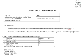 It contains columns for aspects such as labor costs, hourly rates, and used supplies. 6 Steps To Writing A Request For Quotation The Blueprint