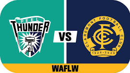 WAFLW Peel Thunder v Claremont Round 11