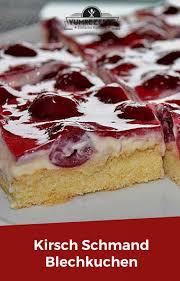 Kirsch Schmand Blechkuchen Yum Rezepte Deon Dessertmp In 2020 Kuchen Und Torten Rezepte Blechkuchen Kuchen Rezepte Einfach