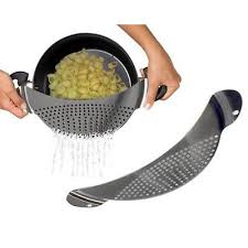 Utensili per la cottura e preparazione. Scolapasta Colapasta Scolatutto Scola Pasta Tutto Mezzaluna Inox 33 Cm