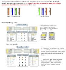 While most guides to create crossover cables say that you need crimping tools, wire strippers, etc. Solved The Figures Below Illustrate The Wire Order For Bo Chegg Com