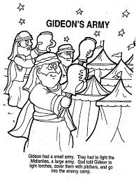 Gideon coloring pages for the kids. Pin On Bible Class