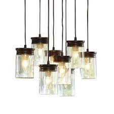 Allen Roth 24 In W Oil Rubbed Bronze Pendant Light With Clear Shade Replace With Edi Bronze Pendant Light Kitchen Lighting Fixtures Kitchen Pendant Lighting