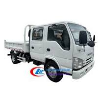 Isuzu 100P double cabin small mining dump truck