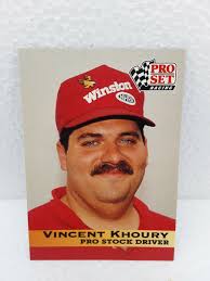 1992 Pro Set Vincent Kgoury Trading Card Nhra