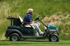 Image result for why does john daly ride in a golf cart
