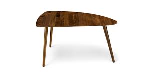 Amoeba Wild Walnut 35 Wide Coffee Table Walnut Coffee Table Cheap Coffee Table Round Wood Coffee Table