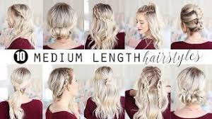 Medium length hairstyles for every guy and occasion. Ten Medium Length Hairstyles Twist Me Pretty Youtube