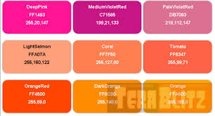 pin by terablitz com on terablitz color names color names