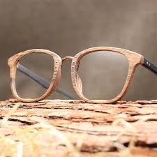 Wooden Grain Eyeglass Frames Men Optical Plain Glasses Women Full Frame Eyeglass Frames For Men Glasses Wooden Frames Wood Glasses Frames
