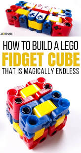 Magically Endless Diy Lego Fidget Cube For Kids That Can T Sit Still Lego For Kids Lego Activities Lego Diy