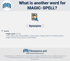 Synonyms For Magic Spell Thesaurus Net