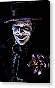 The Clown Prince Canvas Print Canvas Art By Jeremy Guerin Canvas Prints Joker Artwork Stretch Canvas