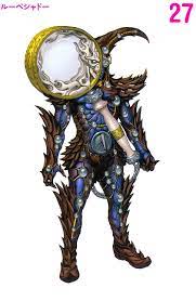 loupe shadow from ressha sentai toqger designed by tamotsu shinohara 2014 monster design monster concept art creature design