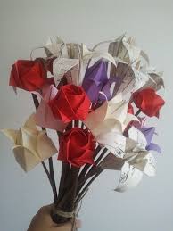Your Place To Buy And Sell All Things Handmade Origami Flower Bouquet Origami Flowers Paper Flowers