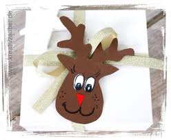 Bastelideen basteln weihnachten basteln weihnachten. Rentier Basteln Als Anhanger Karte Kreativzauber Bastelblog Mit Vielen Vorlagen Anleitungen Und Ideen