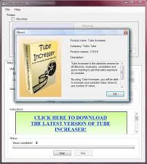 Youtube views increaser 2.2.2 free. Tube Increaser 2 1 Download Free Trial Tube Increaser Exe