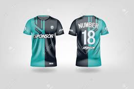 Download 1,129 jersey mockup free vectors. T Shirt Sport Design Template Soccer Jersey Mockup For Football Royalty Free Cliparts Vectors And Stock Illustration Image 130417589