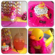 I love rubber ducky baby showers because of all the sweetness the theme conjures up. Baby Shower Duck Theme For Girl Baby Shower Duck Duck Baby Shower Theme Trendy Baby Shower Ideas