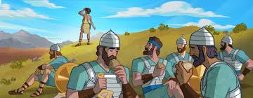 David y goliat biblia para niños | david fue el más joven de los hijos de isaí quien tuvo doce hijos. David Y Goliat