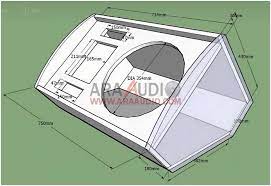 Skema box speaker 3way 15″+10″+1 inch dm2. Skema Box Monitor 15 Panggung