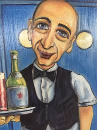 William Rafuse “Frank The Waiter” Signed Painting for Sale in San Ramon, CA 