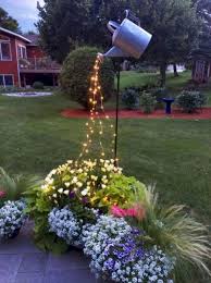 70 Garden Art From Junk Design Ideas Garden Lighting Design Backyard Landscaping Front Yard Garden
