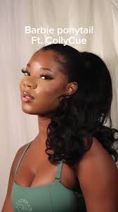 I made my Coilycue crochet upart wig into a ponytail! Its thick and gl...