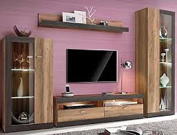 Wohnwand Set 4 Tlg Kaufen In 2020 Ceiling Design Living Room Modern Tv Unit Designs Tv Unit Furniture
