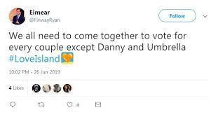 Love Island S Yewande Makes A Dig At Danny After Shock Dumping Is Announced Love Island First Person Writing Love Rules