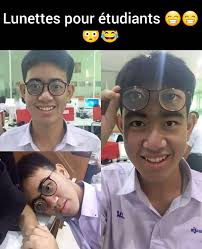 Lunettes pour les étudiants 😁😁😁