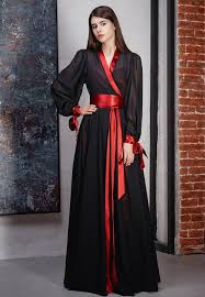 Black Chiffon Robe Boudoir Robe Long Silk Robe Floor Length Robe Floor Length Boudoir Robe Gothic Robe Sheer Black Robe Burlesque Robe