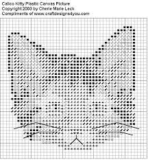Does anyone know where i can get plastic canvas patterns for free? Free Plastic Canvas Calico Kitty Pattern From Craft Designs For You