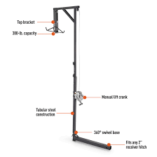 Guide Gear Deluxe Deer Hoist And Gambrel Swivel Hitch Lift System 177433 Game Carriers Bags Hoists At Sportsman S Guide