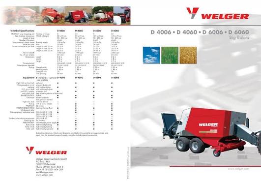 Welger D 4006 Baler