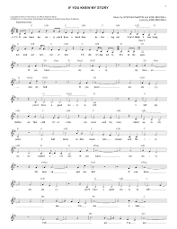 Edie Brickell If You Knew My Story Sheet Music Pdf Notes Chords Broadway Score Lead Sheet Fake Book Download Printable Sku 251938 If you knew my story drew my water from the well if you knew my. edie brickell if you knew my story sheet music notes chords download printable lead sheet fake book pdf score sku 251938