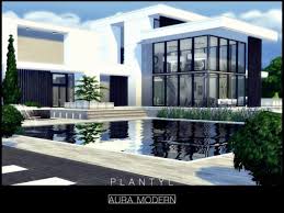 Plantyl S Aura Modern No Cc Sims House Sims 4 Modern House Sims 4 Houses