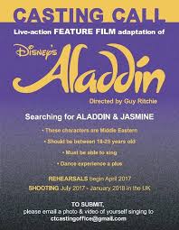 Disney S Live Action Aladdin Open Casting Call For Lead Roles Casting Worldwide Acting Auditions Movies Tv Shows And Entertainment Casting Call Aladdin Acting Auditions