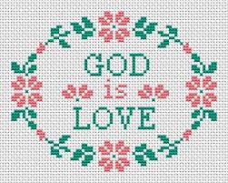 Our variety of projects includes options for holidays, special occasions and the everyday. God Is Love Cross Stitch Pattern Framed Cross Stitch Cross Stitch Flowers Cross Stitch Border Pattern