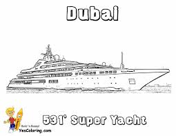 Print Out This Super Yacht Ship Coloring Pages Dubai No Jokin Tell Other Coloring Kids Your Eyeballs Found Yescoloring Super Yachts Yacht Coloring Pages