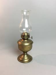 vintage 10 brass oil lamp with glass bulb chimney glass bulbs lamp oil lamps