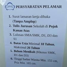 Daftar isi artikel contoh surat kerja lamaran tulisan tangan cpns contoh surat lamaran kerja pt tulis tangan kalian pasti pernah menjumpai banyak lamaran kerja termasuk cnps dan juga perusahaan lain. Lowongan Kerja Pt Ceres Bandung 2021 Pabrik Coklat Delfi Dayeuhkolot Terbaru 2021
