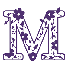 Free Free Floral Letter M Svg SVG PNG EPS DXF File