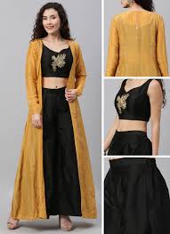 Shop Embroidered Crop Top N Palazzo Bottom With Jacket Made To Measure Dress For Women In All Sizes Iwbs02001298 Save yourself money with mouthwatering party wear jacket while maintaining superior quality in all of your purchases at alibaba.com. shop embroidered crop top n palazzo bottom with jacket made to measure dress for women in all sizes iwbs02001298